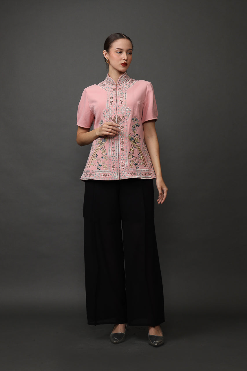 Bloom et Champs CS Short Sleeve Embroidered