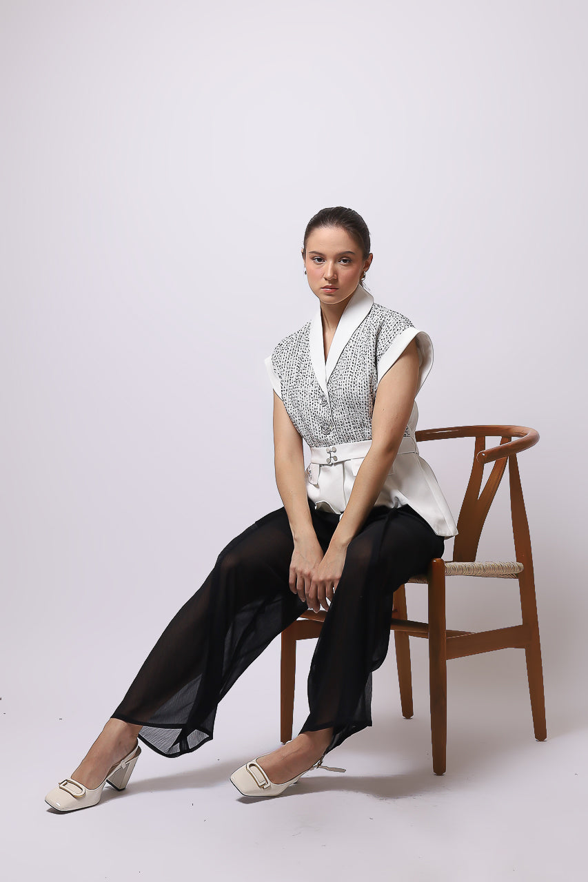 Bloom et Champs Top Kimono Etnik Tweed