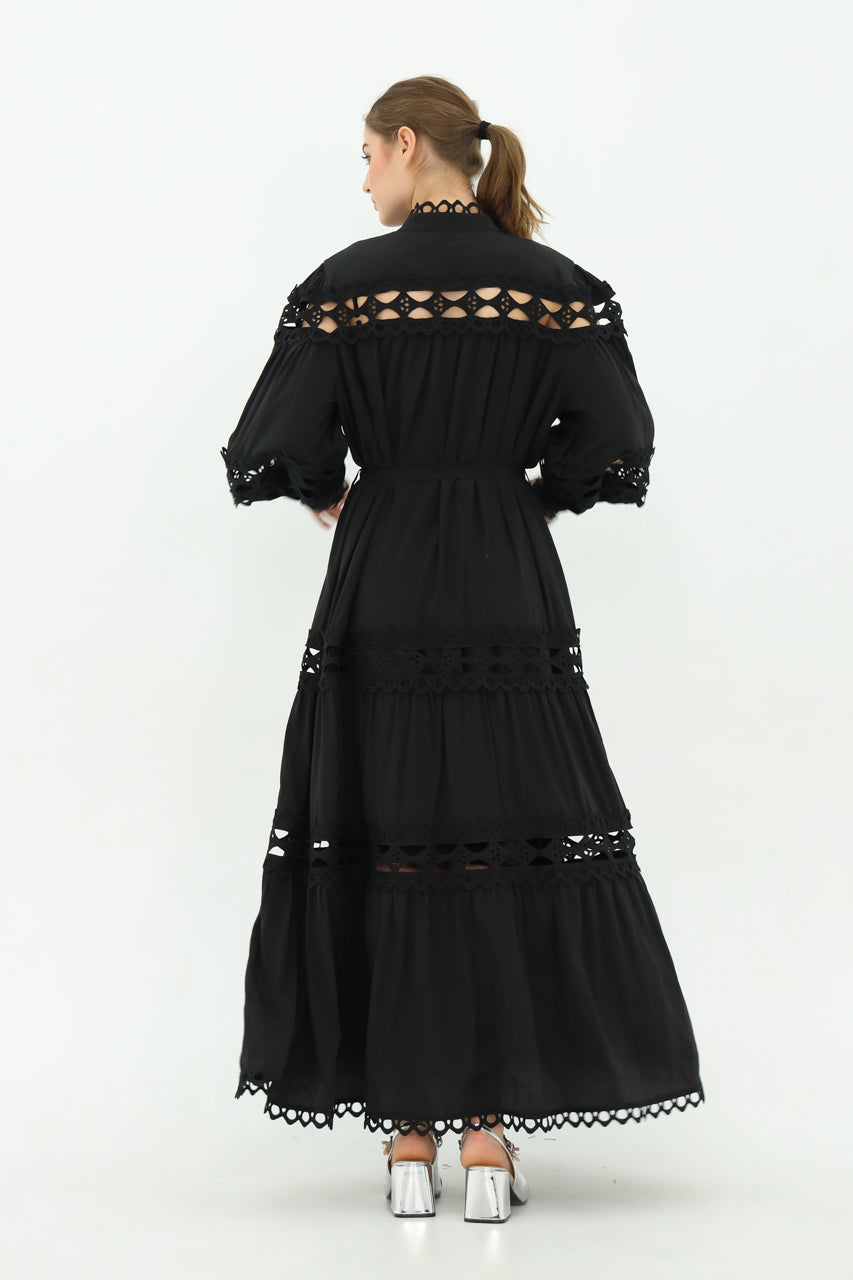 Bloom Lace Long Dress