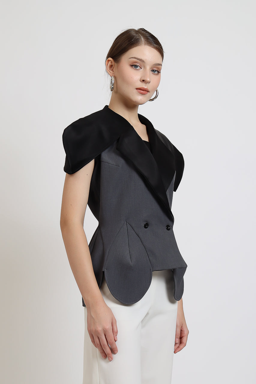 Bloom et Champs Prism Grey Blouse