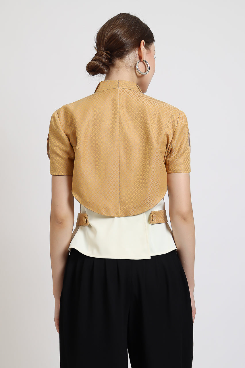 Bloom et Champs Honey Mustard Blouse