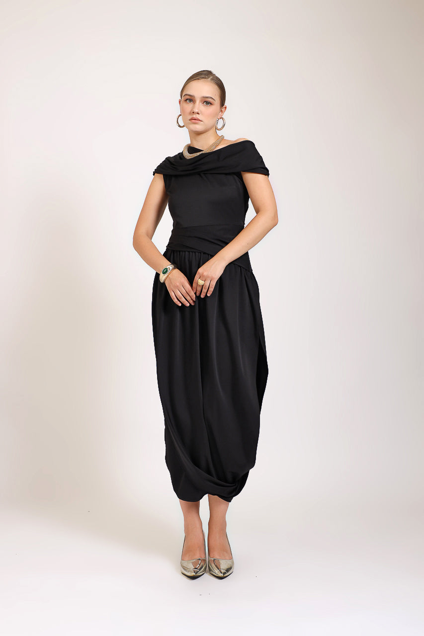 Bloom et Champs Sabrina Saten Dress