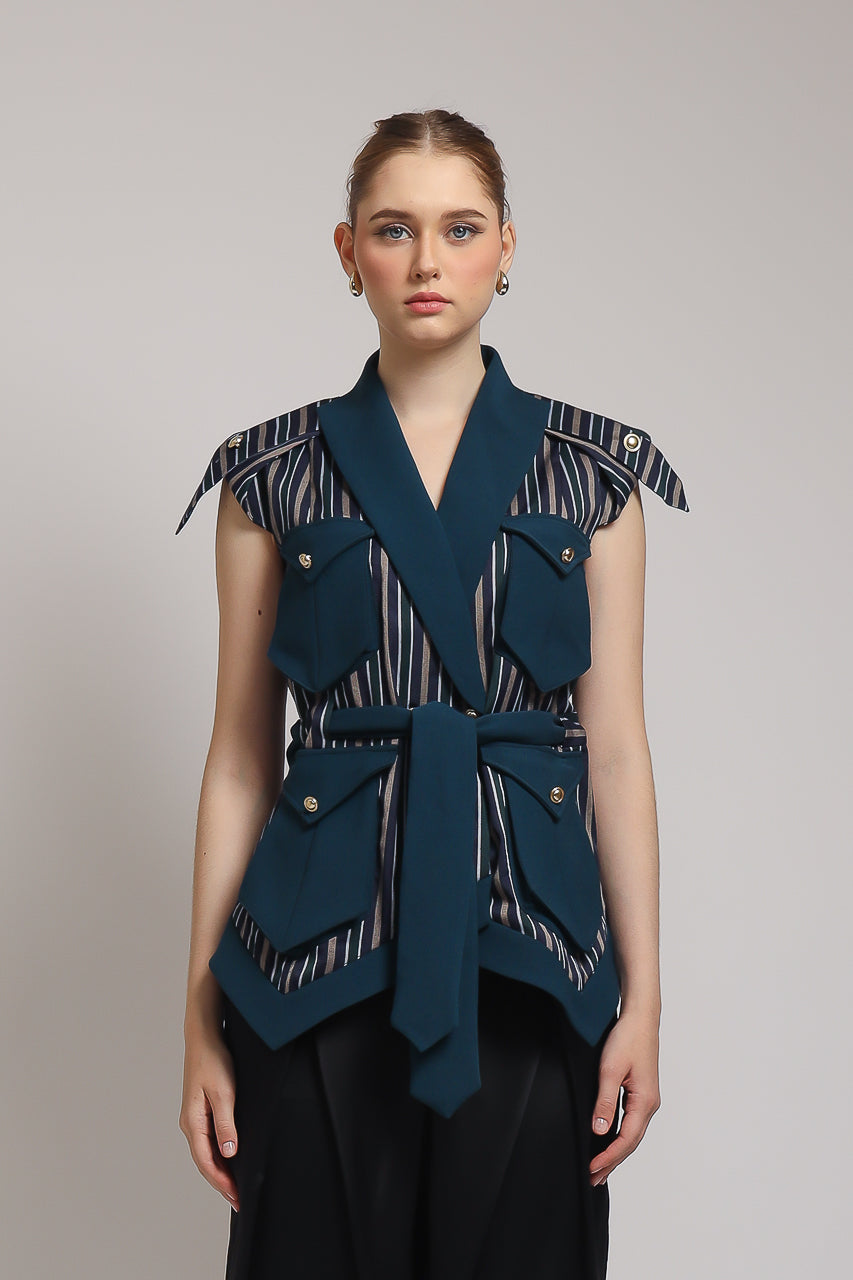 Bloom et Champs Triangle Tosca Vest Top