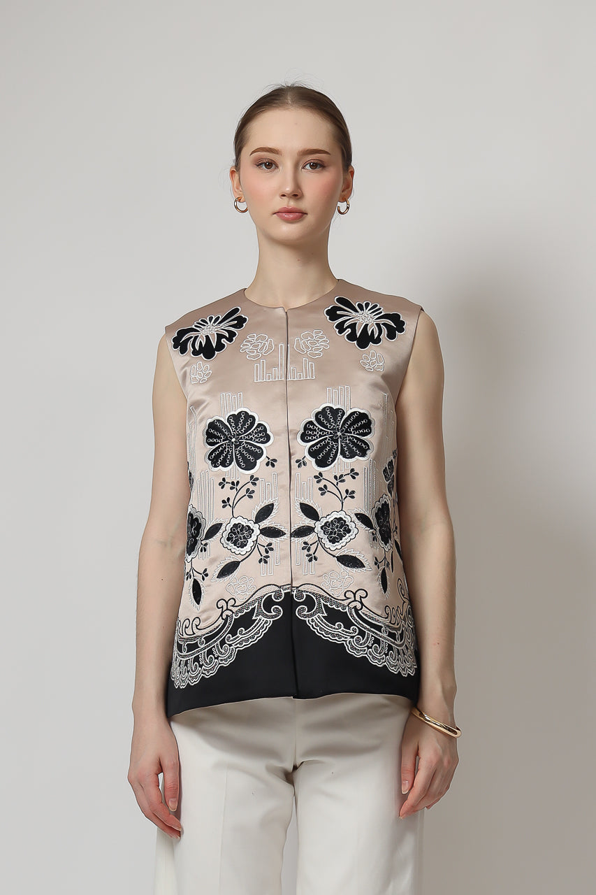 Bloom et Champs Dannie Vest Bordir