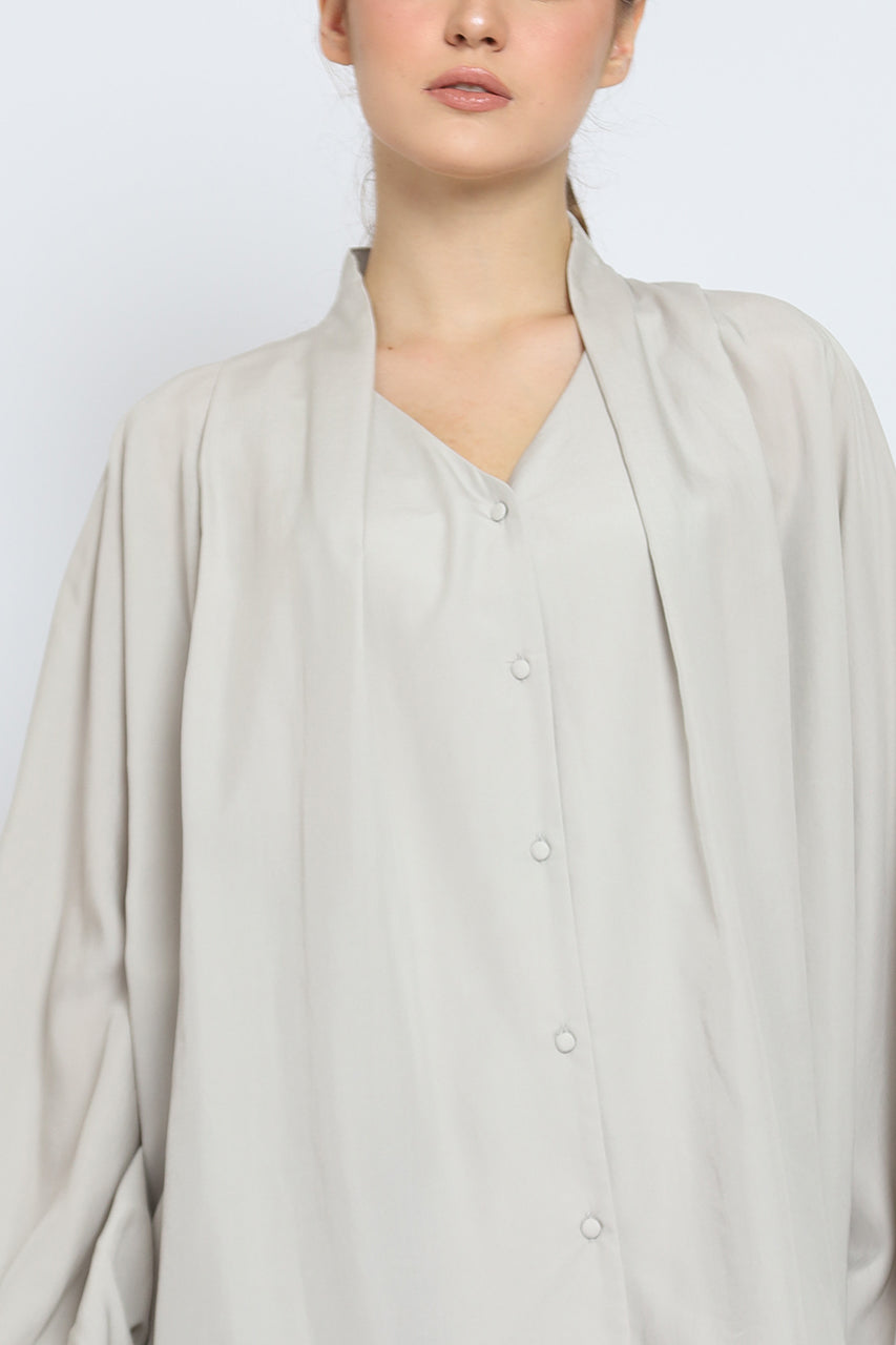 Bloom et Cotton Flowy Linen Top and Assymetrical Skirt