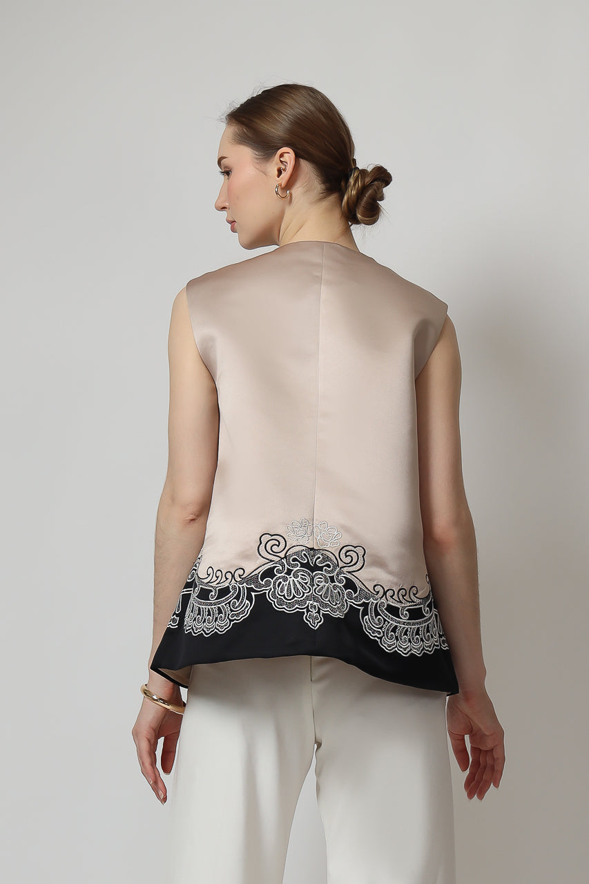 Bloom et Champs Dannie Vest Bordir