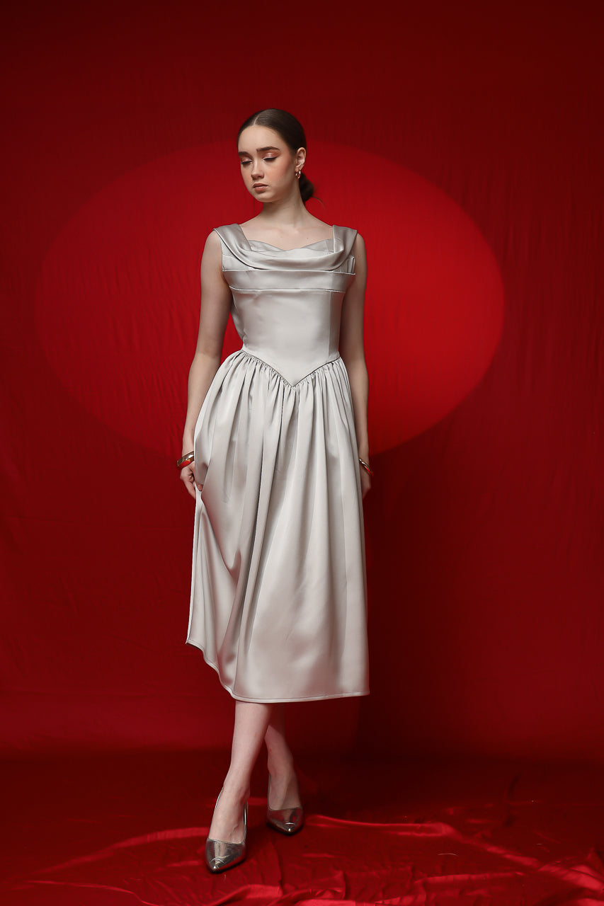 Bloom et Champs Vienna Silver Dress