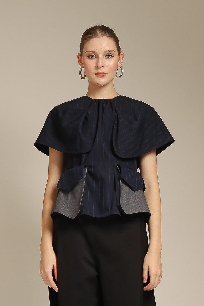 Bloom et Champs Love Navy Blouse
