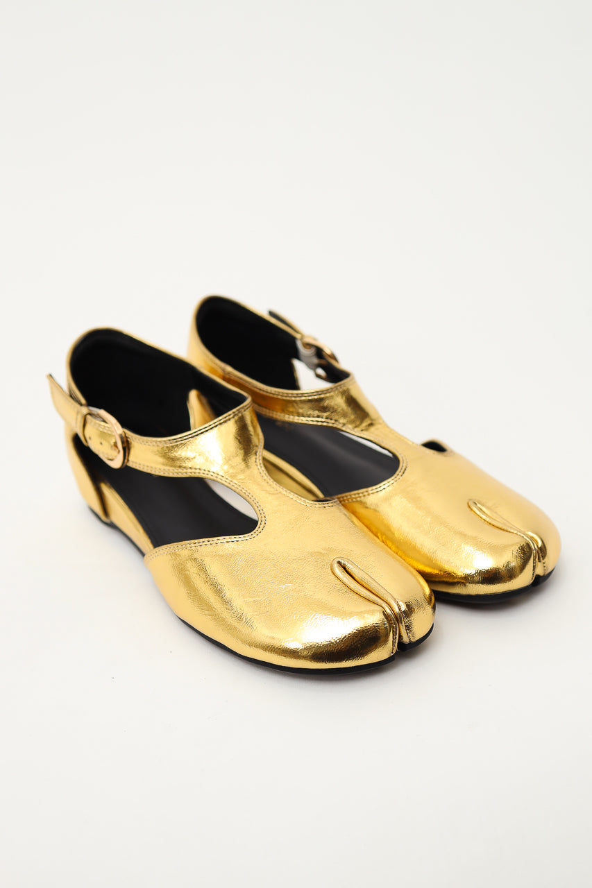 Bloom et Champs Gold Camel Toe Shoes