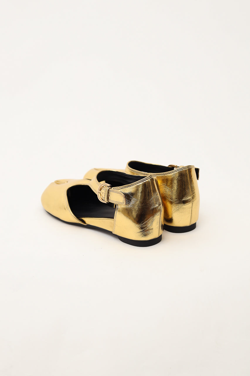 Bloom et Champs Gold Camel Toe Shoes