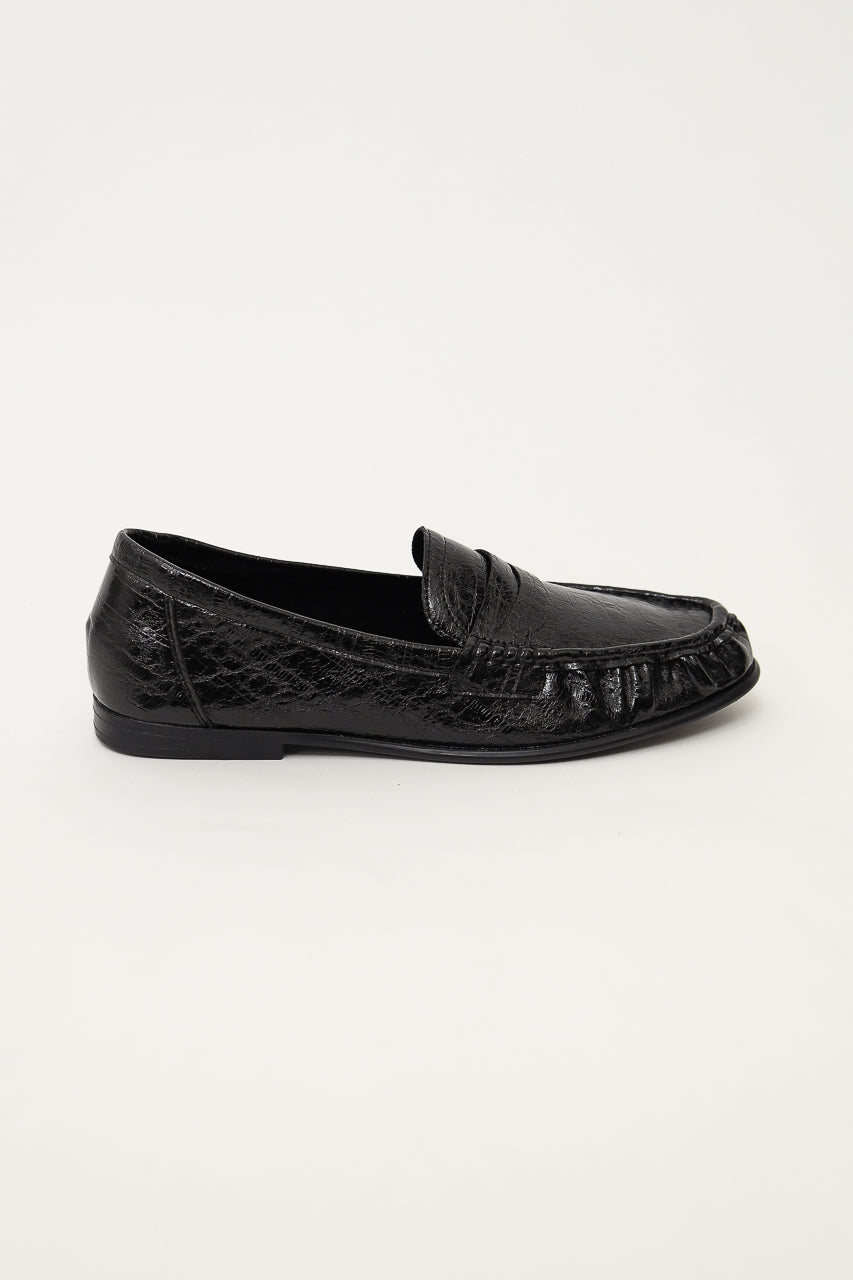 Bloom et Champs Glossy Croco Loafers