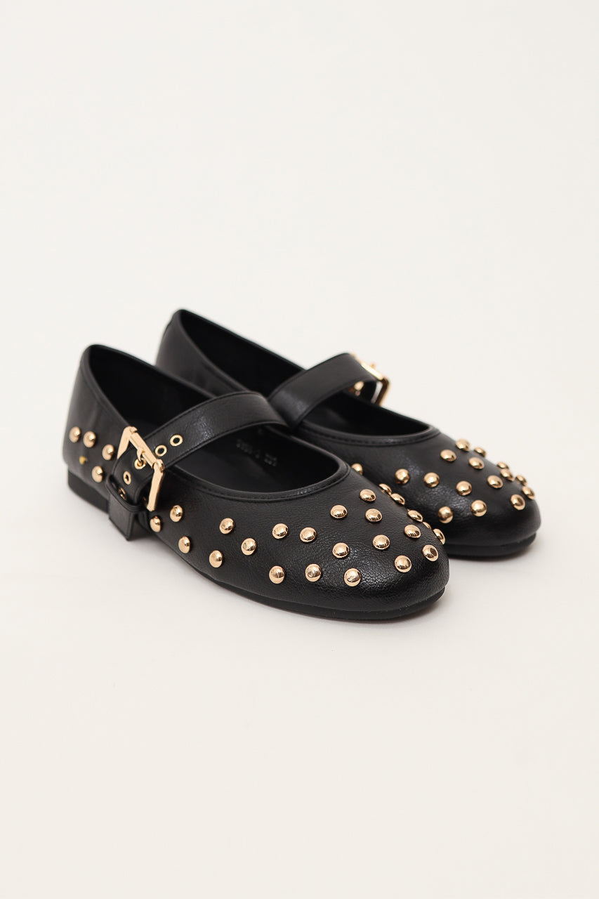 Bloom et Champs Studded Noir Flats