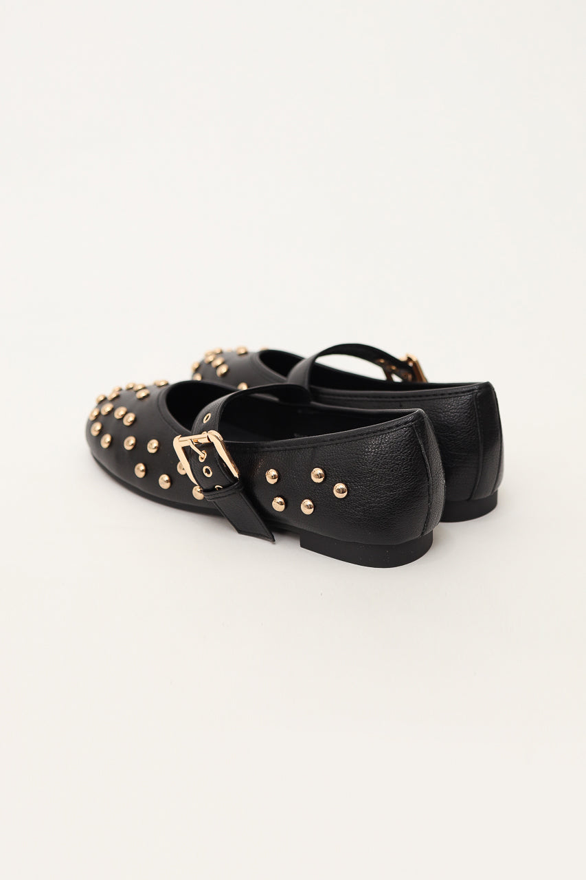 Bloom et Champs Studded Noir Flats