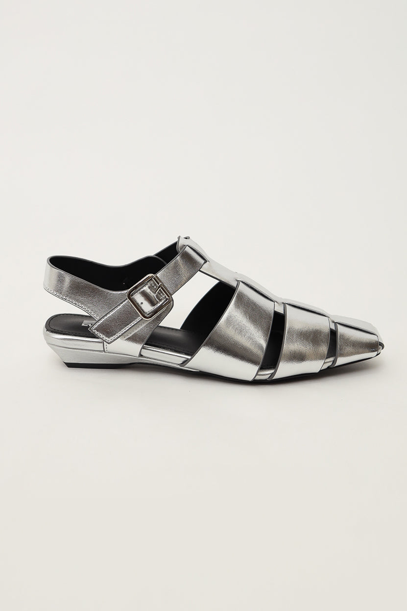 Bloom et Champs SIlver Fisherman Flats