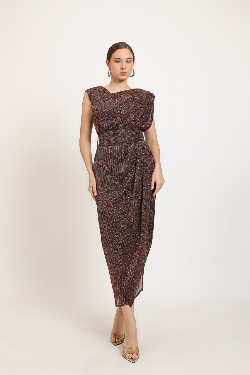 Bloom et Champs Dress Pundak Caramel