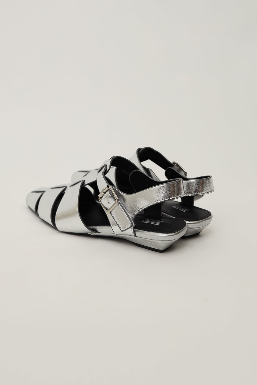Bloom et Champs SIlver Fisherman Flats