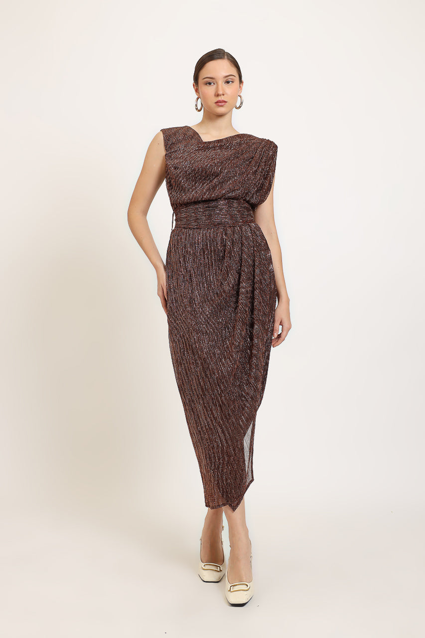 Bloom et Champs Dress Pundak Caramel