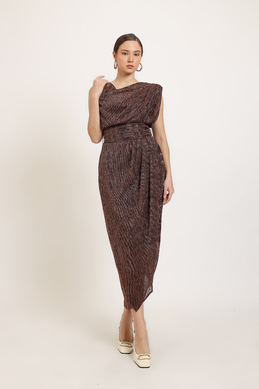 Bloom et Champs Dress Pundak Caramel