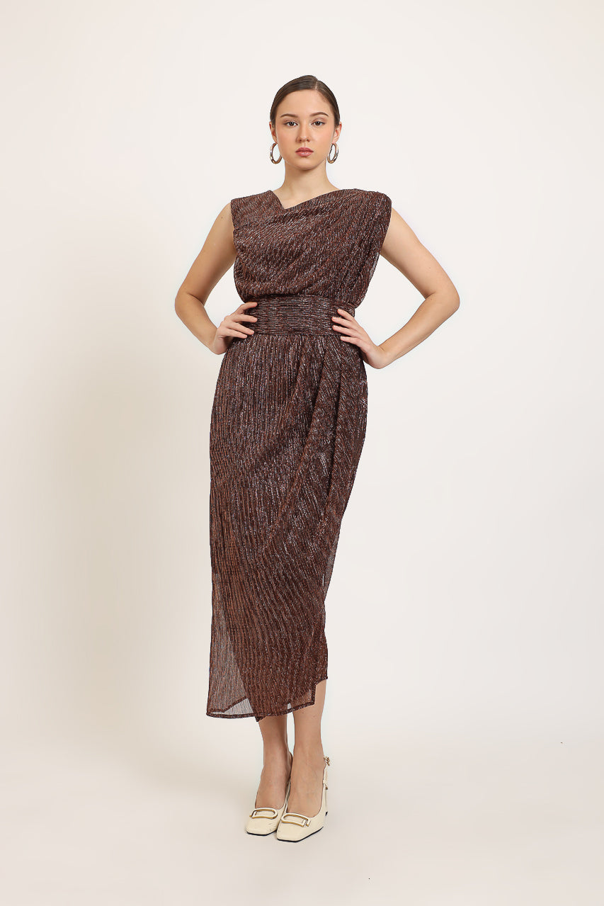 Bloom et Champs Dress Pundak Caramel