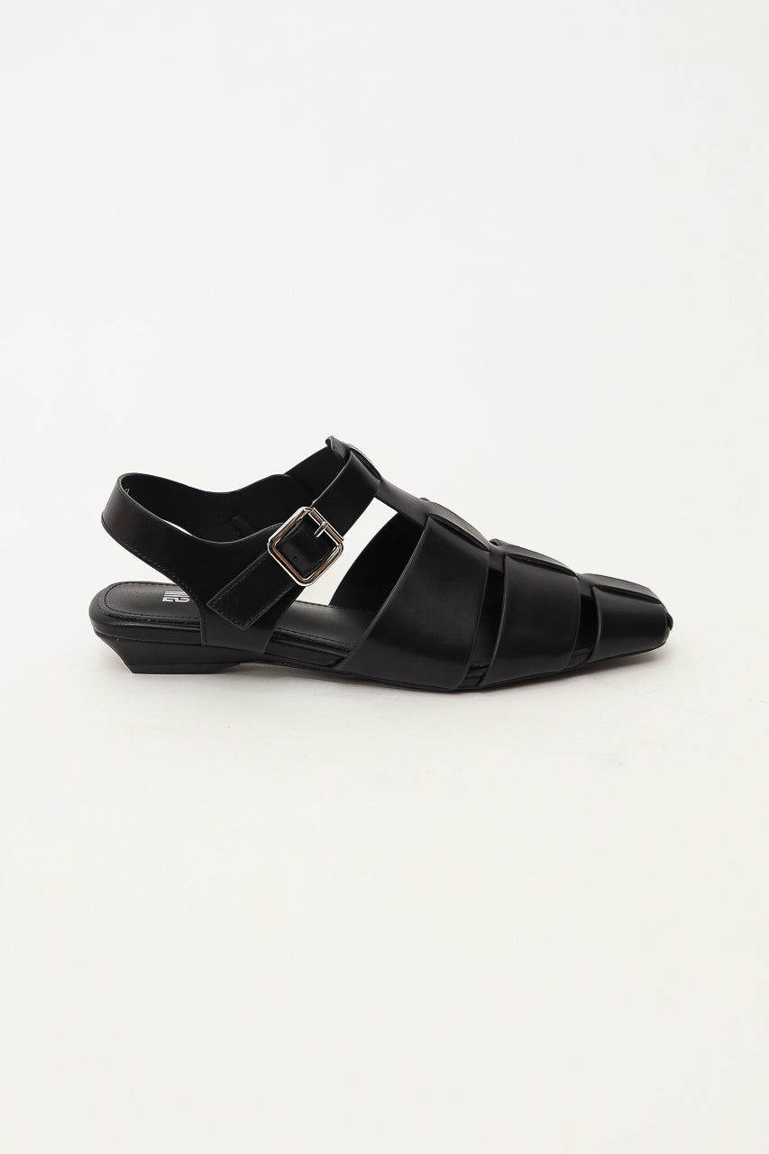 Bloom et Champs Black Fisherman Flats