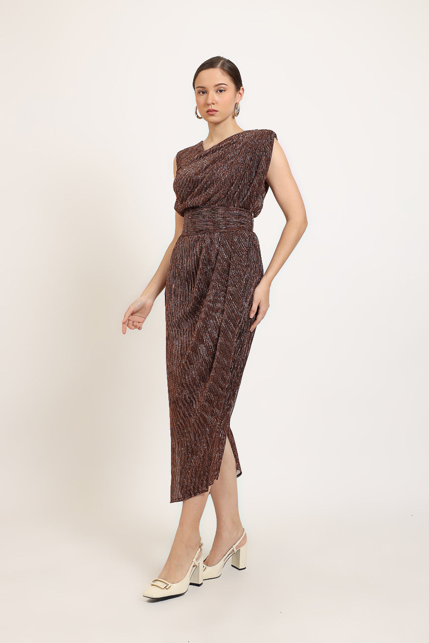 Bloom et Champs Dress Pundak Caramel