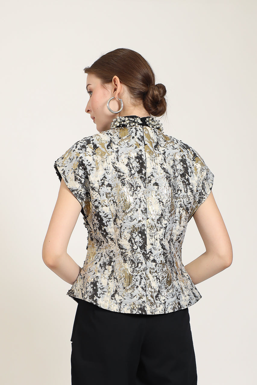 Bloom et Champs Full Embellished Blouse
