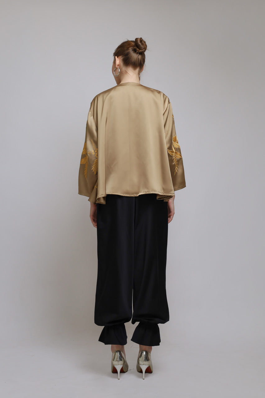 Bloom et Champs Blouse Bordir Turmeric