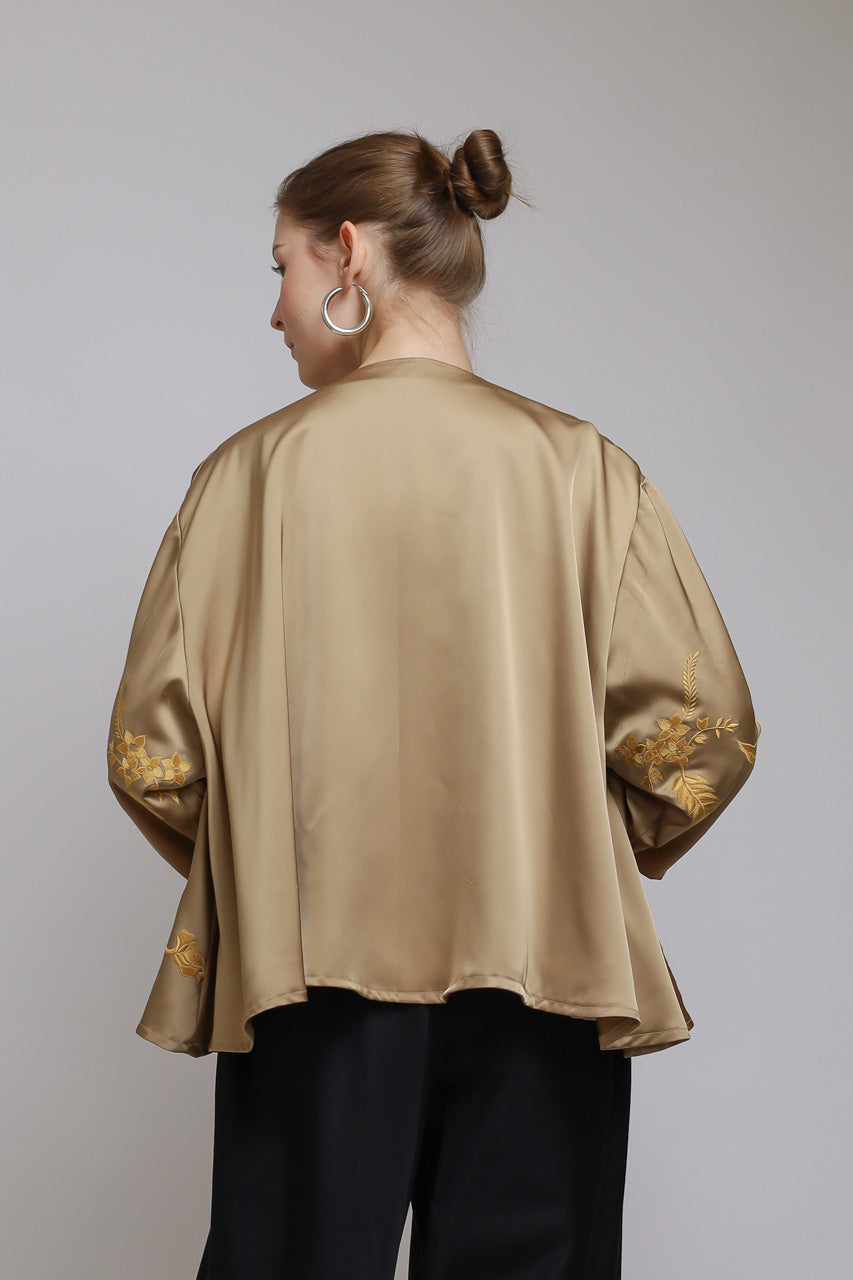 Bloom et Champs Blouse Bordir Turmeric