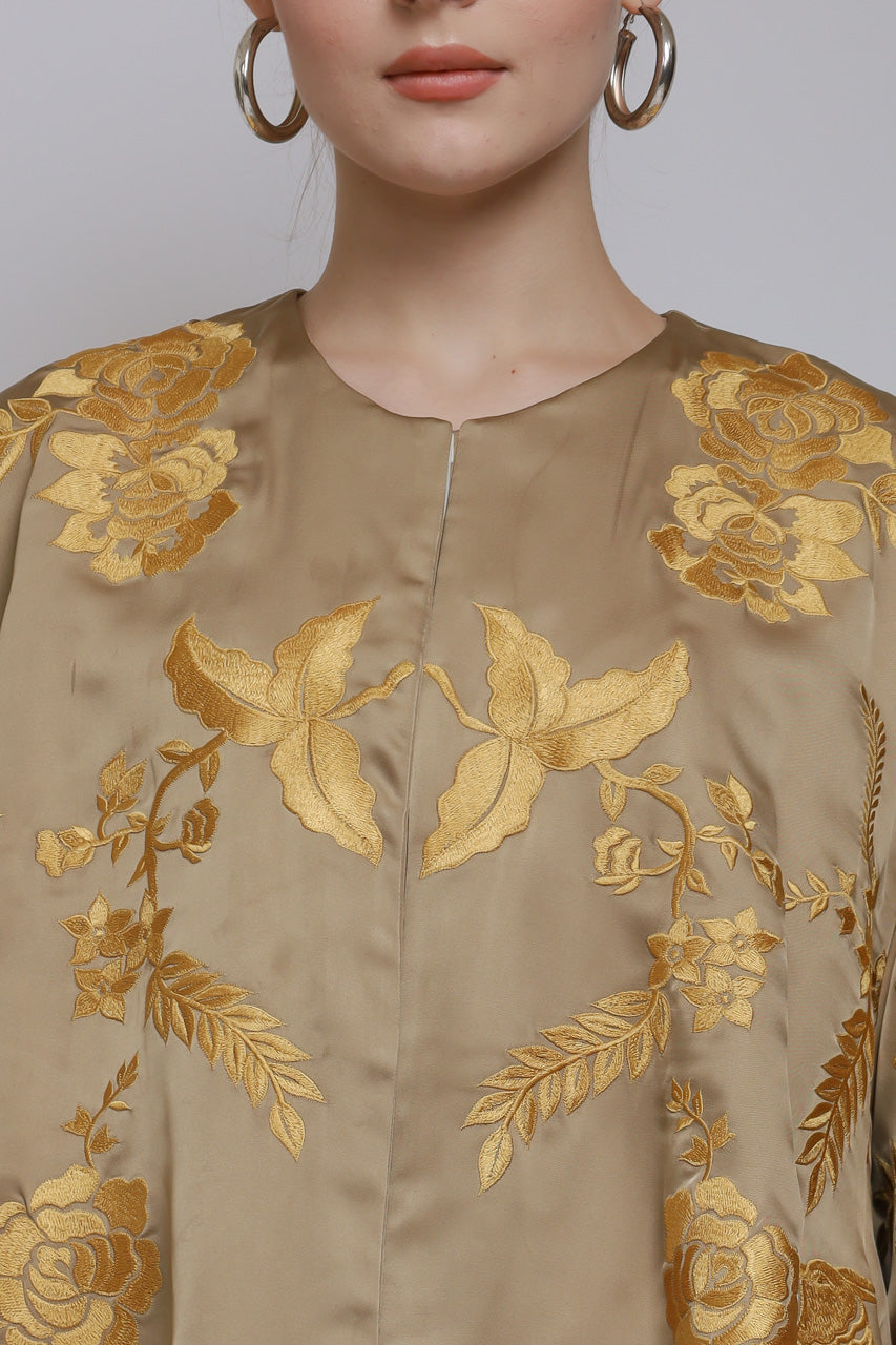 Bloom et Champs Blouse Bordir Turmeric