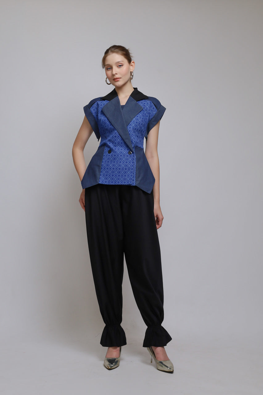 Bloom et Champs Blouse Denim Corak
