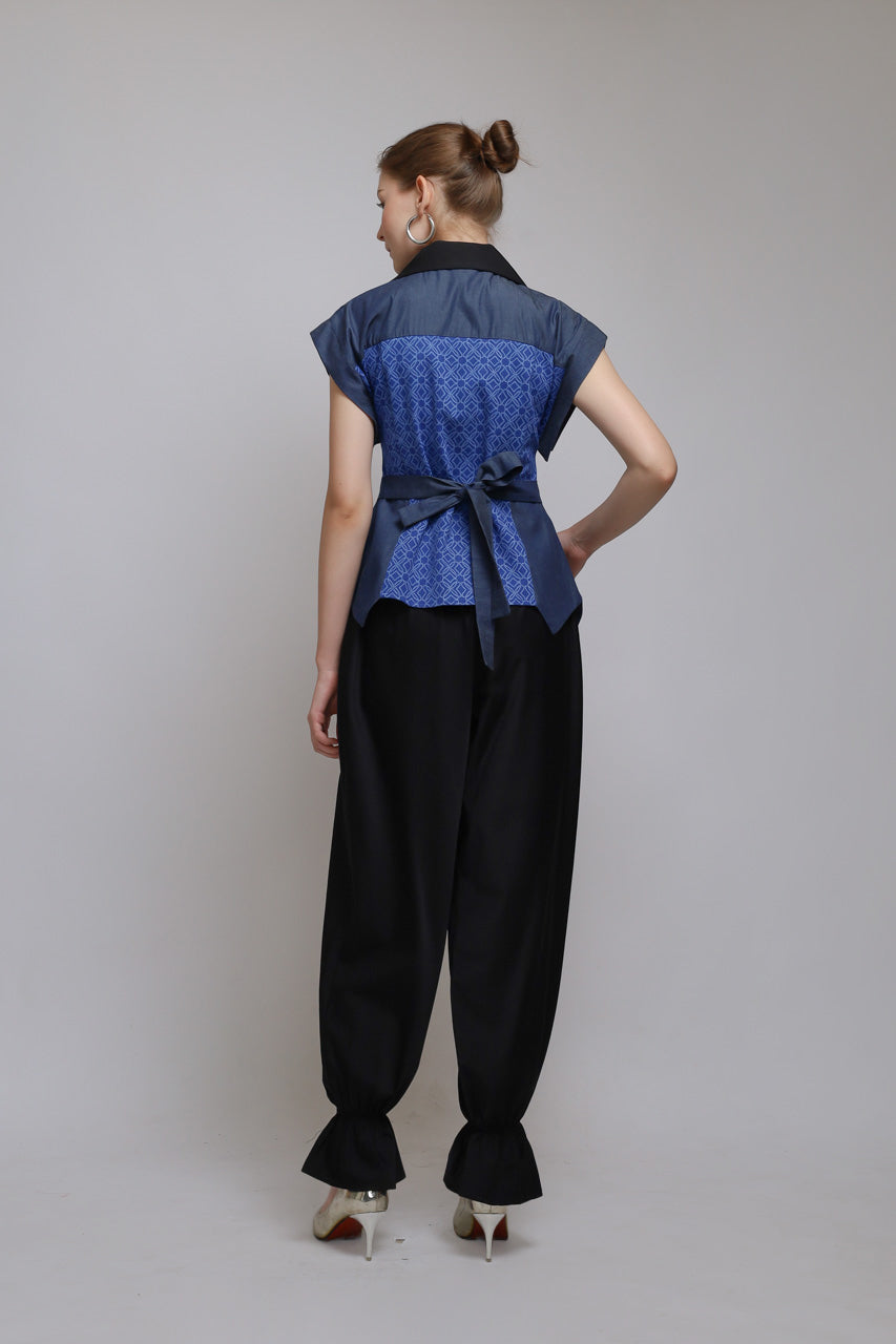 Bloom et Champs Blouse Denim Corak