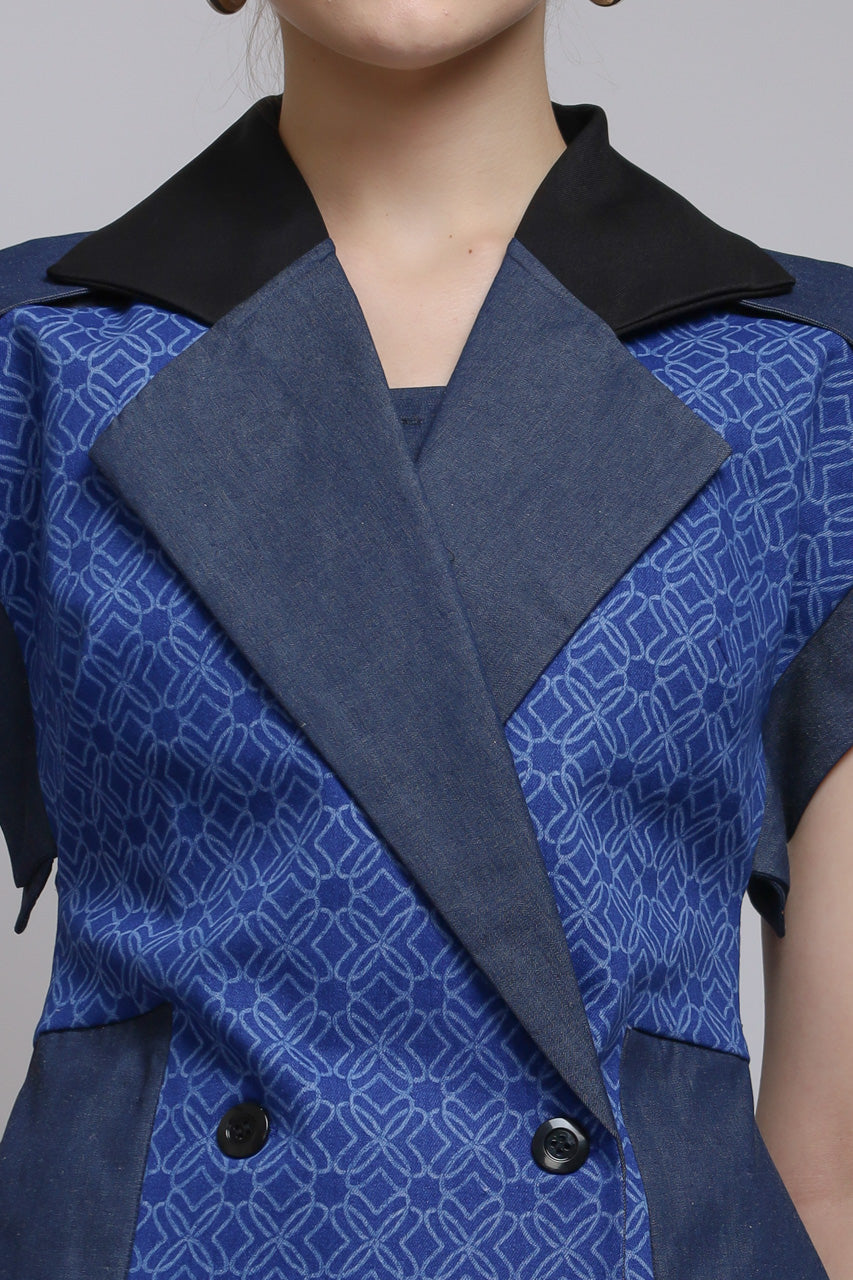 Bloom et Champs Blouse Denim Corak