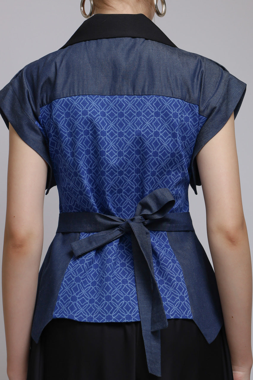 Bloom et Champs Blouse Denim Corak