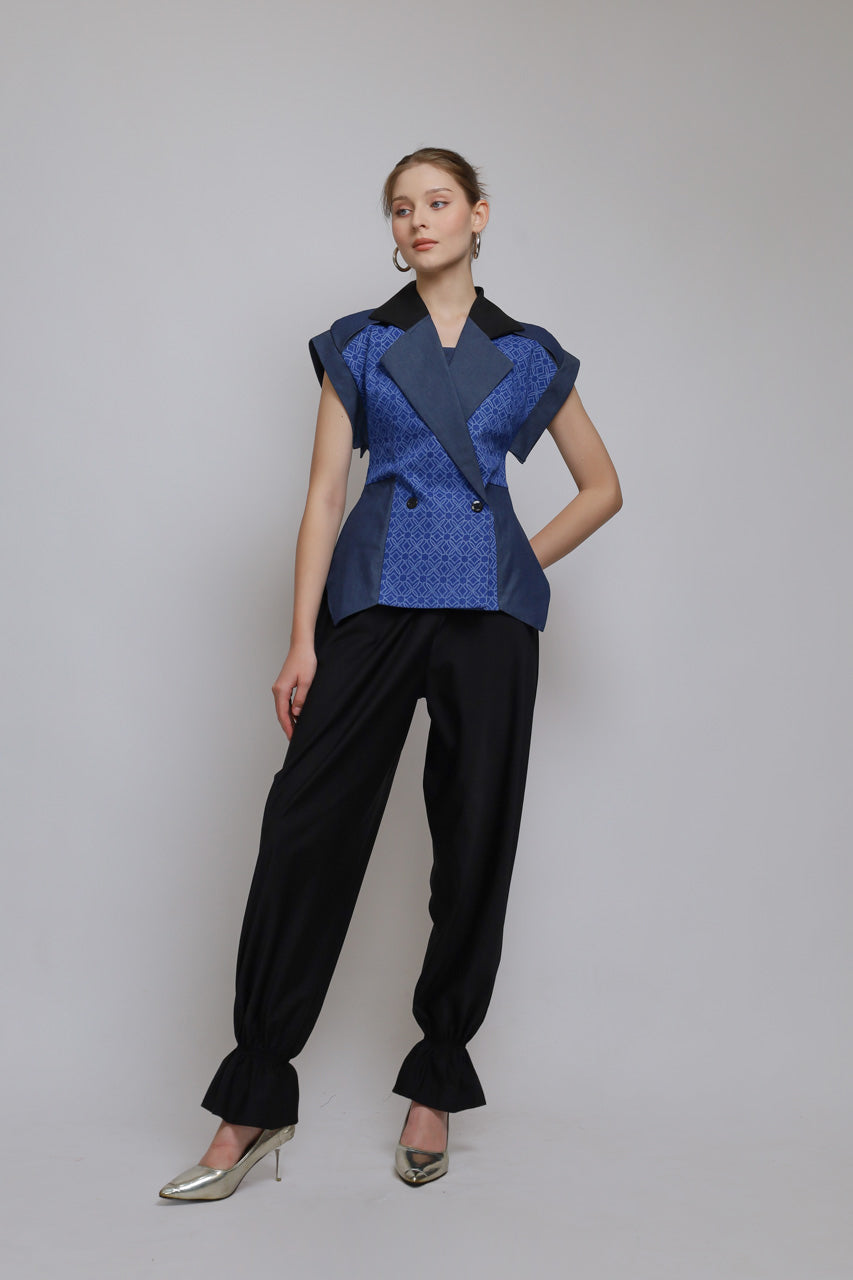 Bloom et Champs Blouse Denim Corak