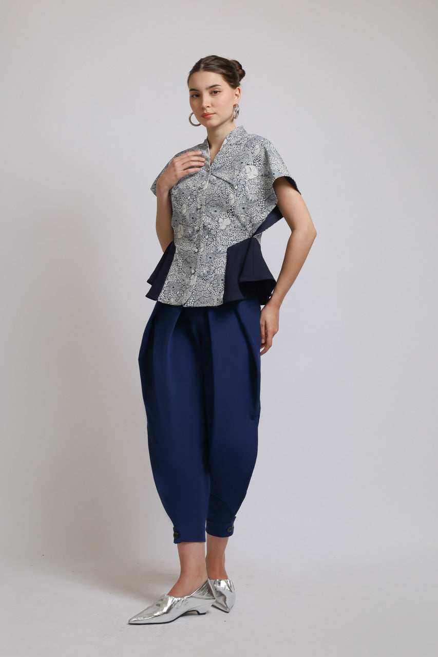 Bloom et Champs Coral Tassel Blouse
