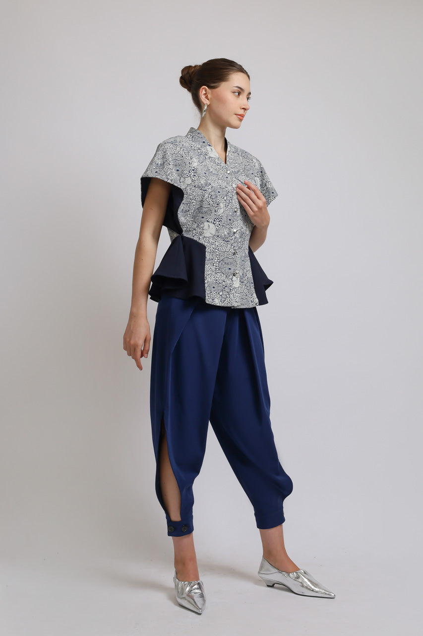 Bloom et Champs Coral Tassel Blouse