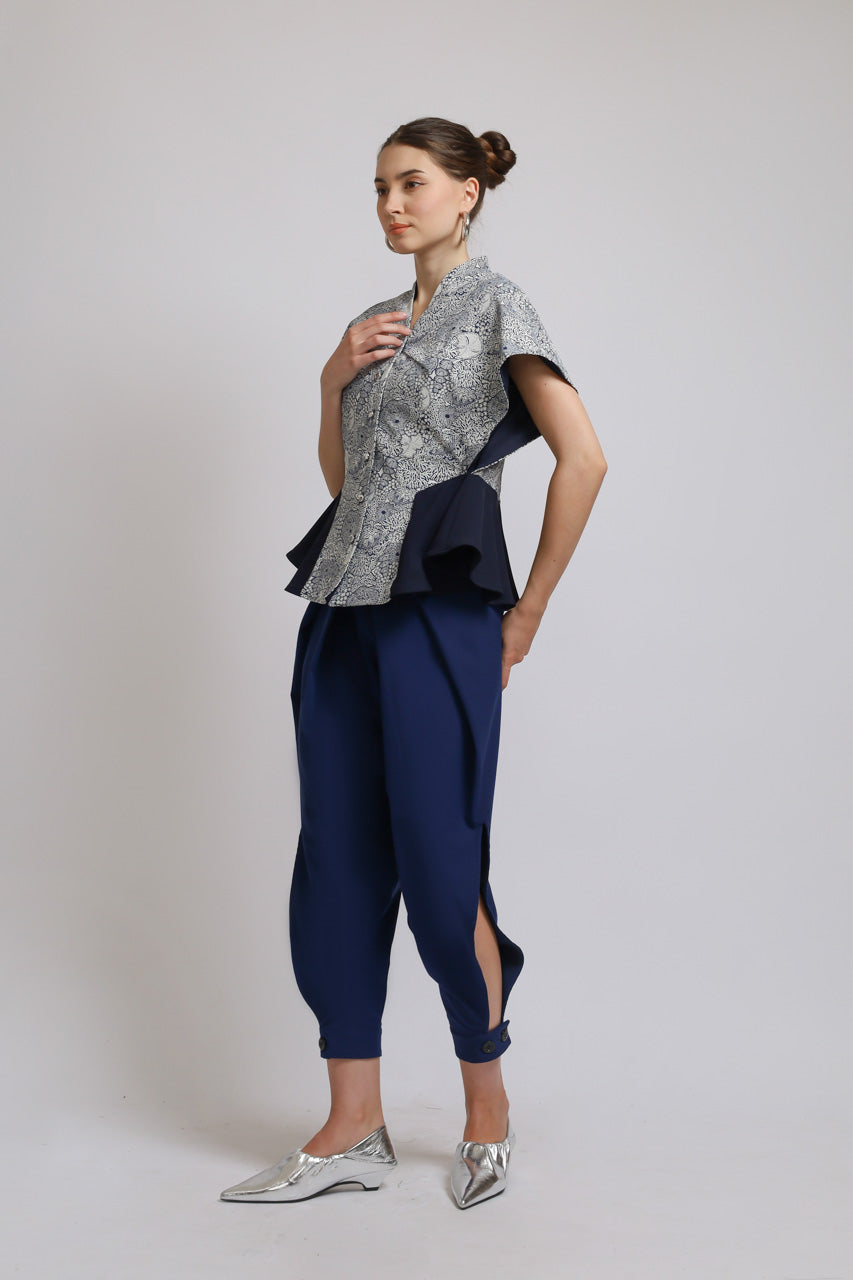 Bloom et Champs Coral Tassel Blouse