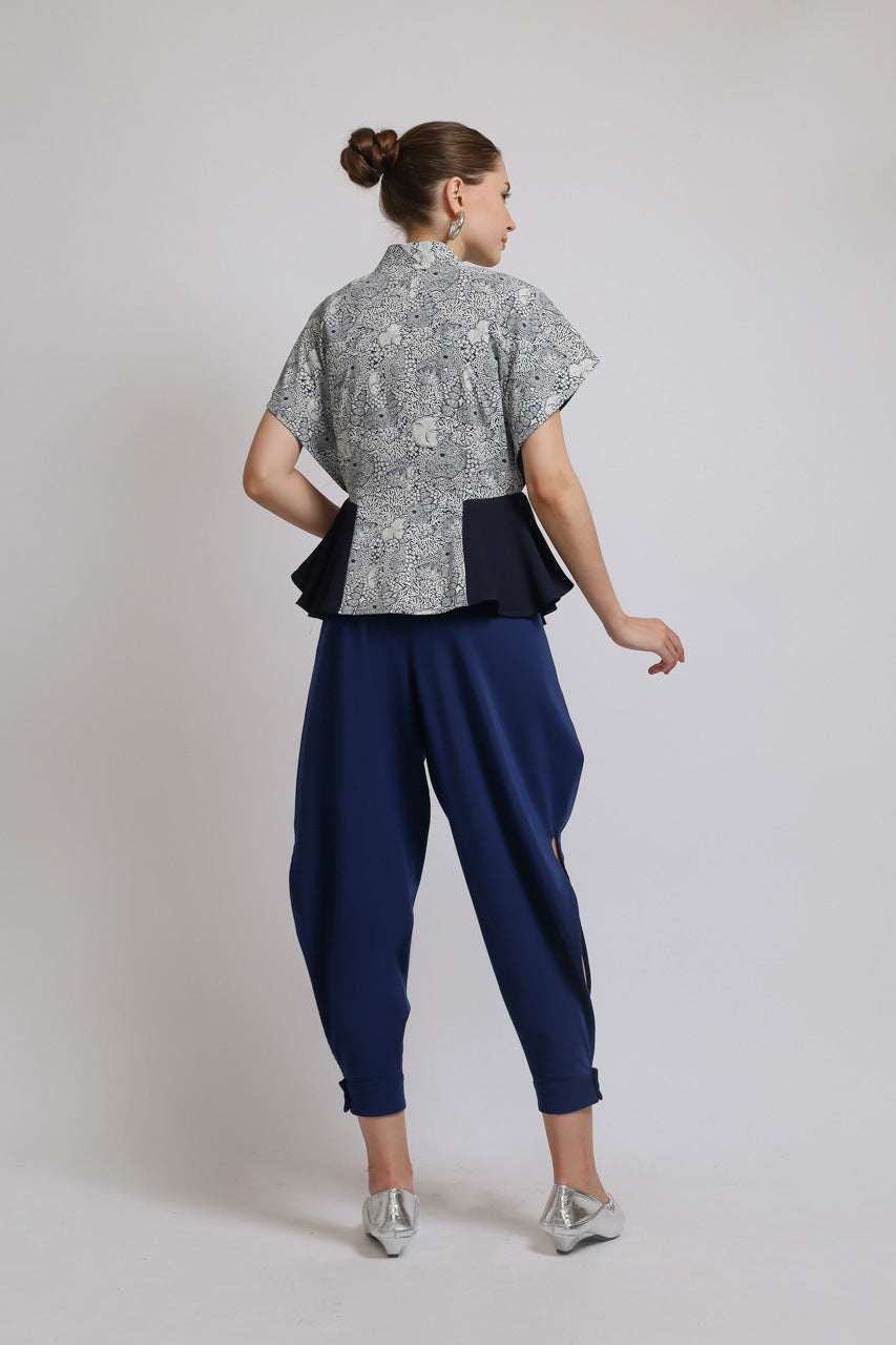 Bloom et Champs Coral Tassel Blouse