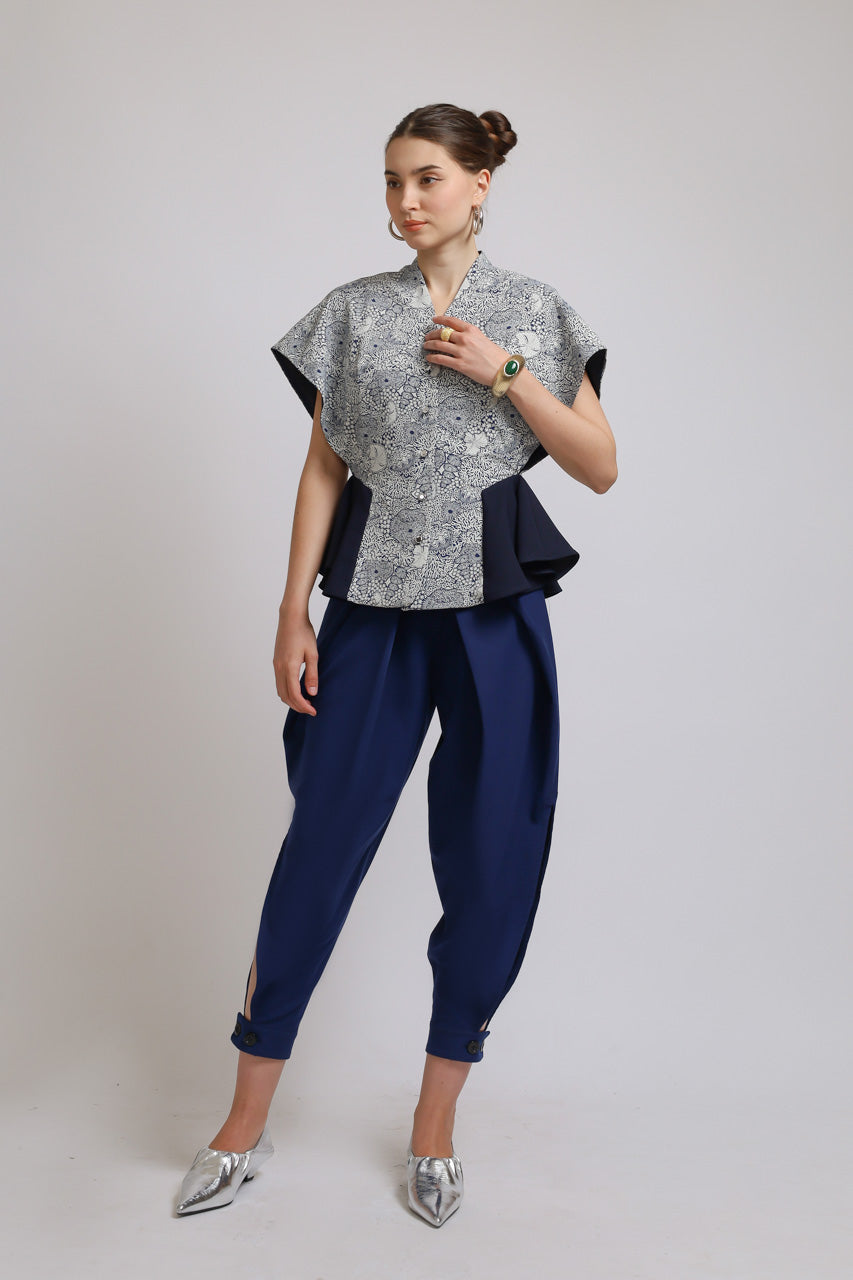 Bloom et Champs Coral Tassel Blouse