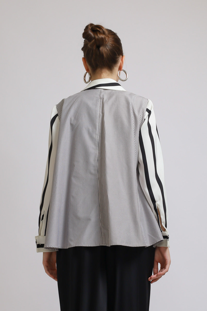 Bloom et Champs Long Sleeved FACED Shirt/Bloom Ruffle Hem Pants