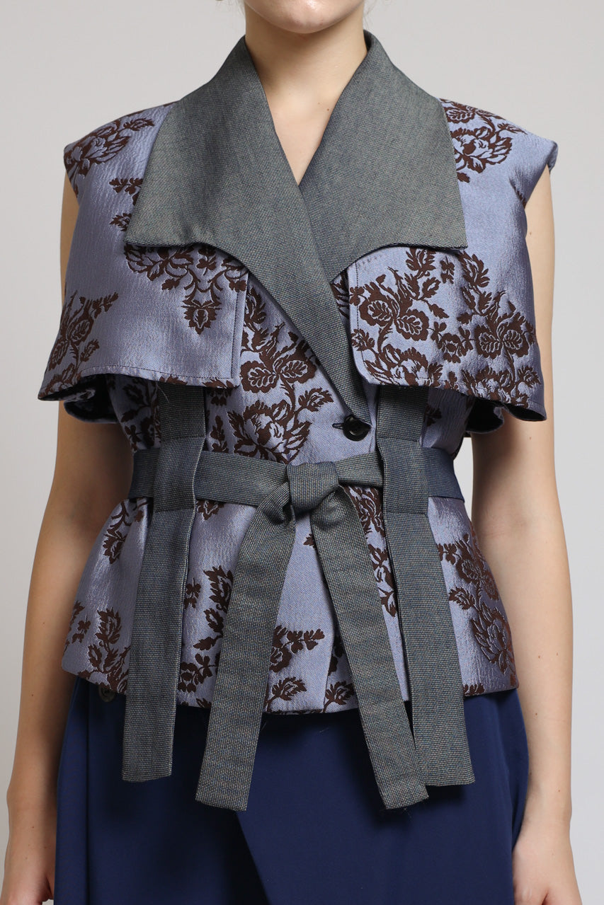Bloom et Champs ACK Jacquard Blouse