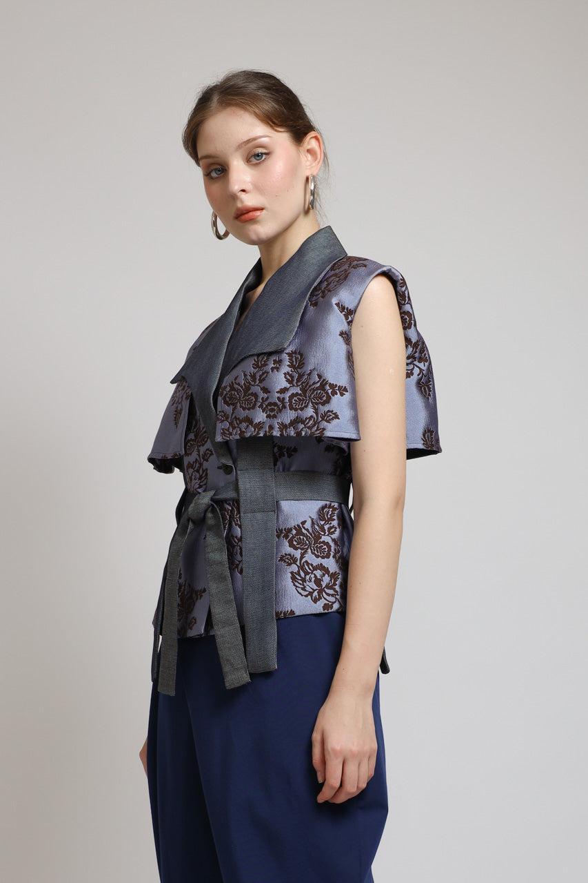 Bloom et Champs ACK Jacquard Blouse