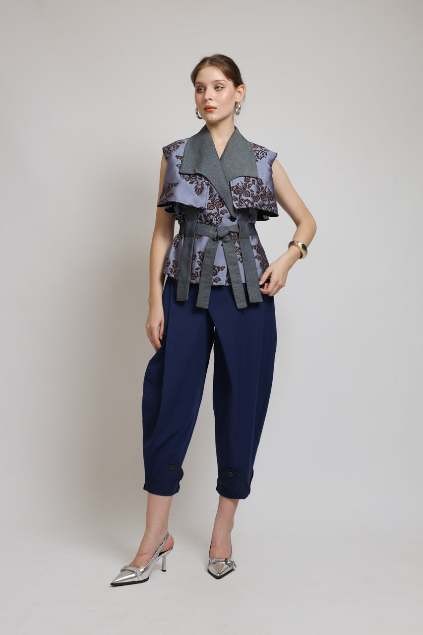 Bloom et Champs ACK Jacquard Blouse
