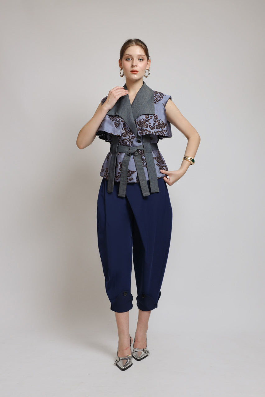 Bloom et Champs ACK Jacquard Blouse