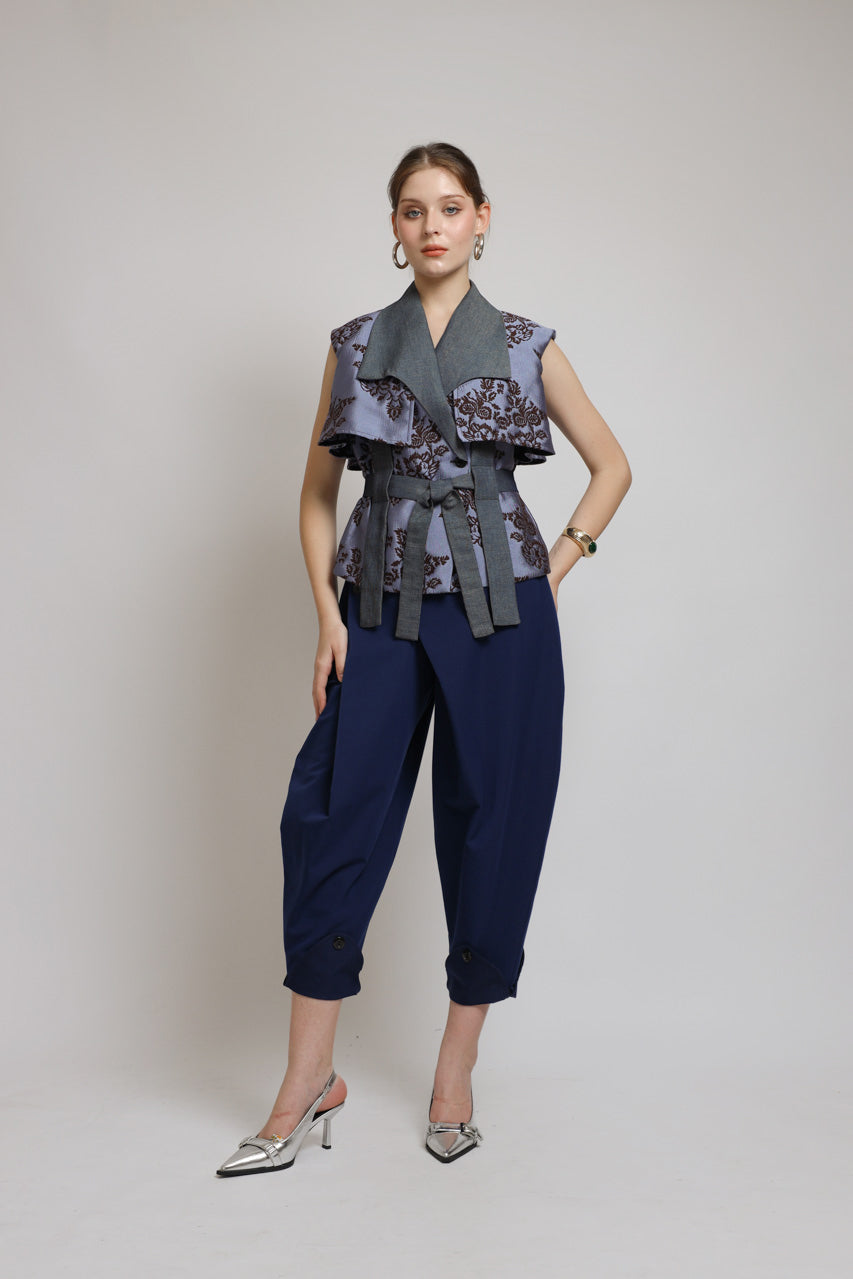 Bloom et Champs ACK Jacquard Blouse