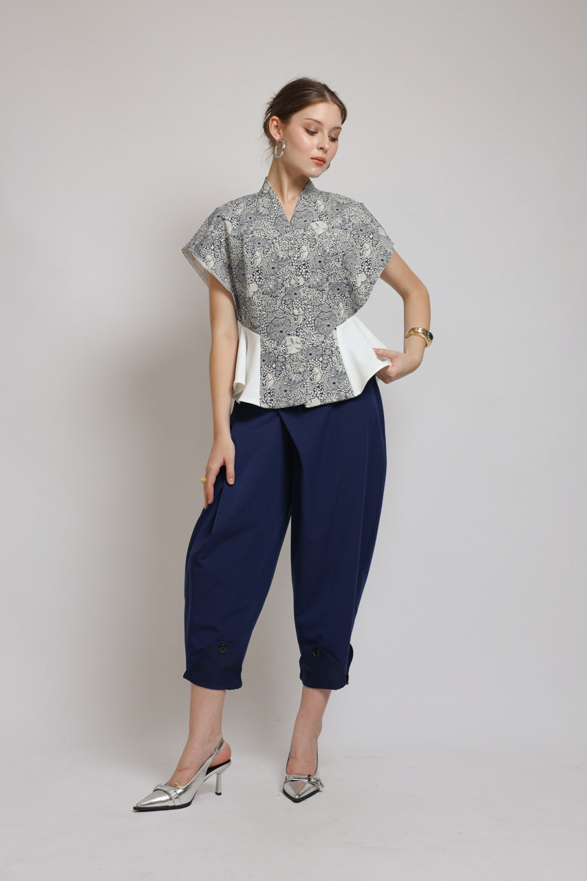 Bloom et Champs Coral Tassel Blouse