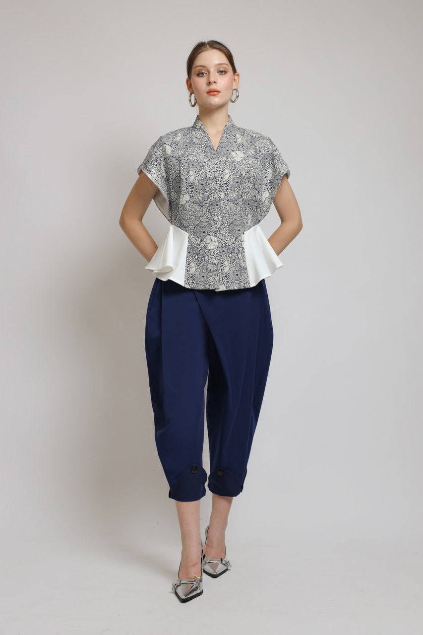 Bloom et Champs Coral Tassel Blouse