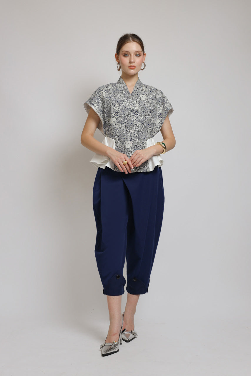 Bloom et Champs Coral Tassel Blouse