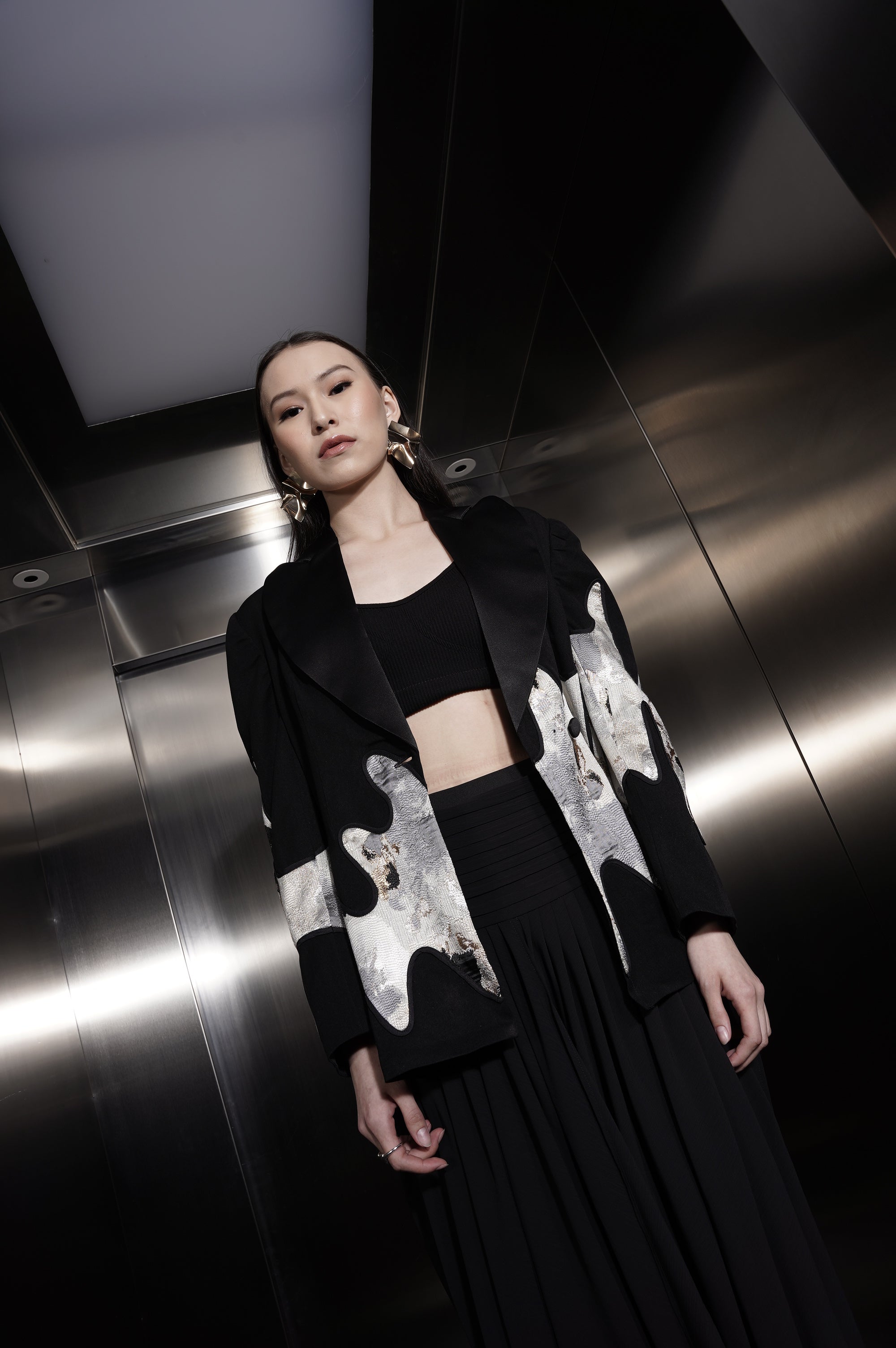 Bloom et Champs New Year Jacquard Blazer