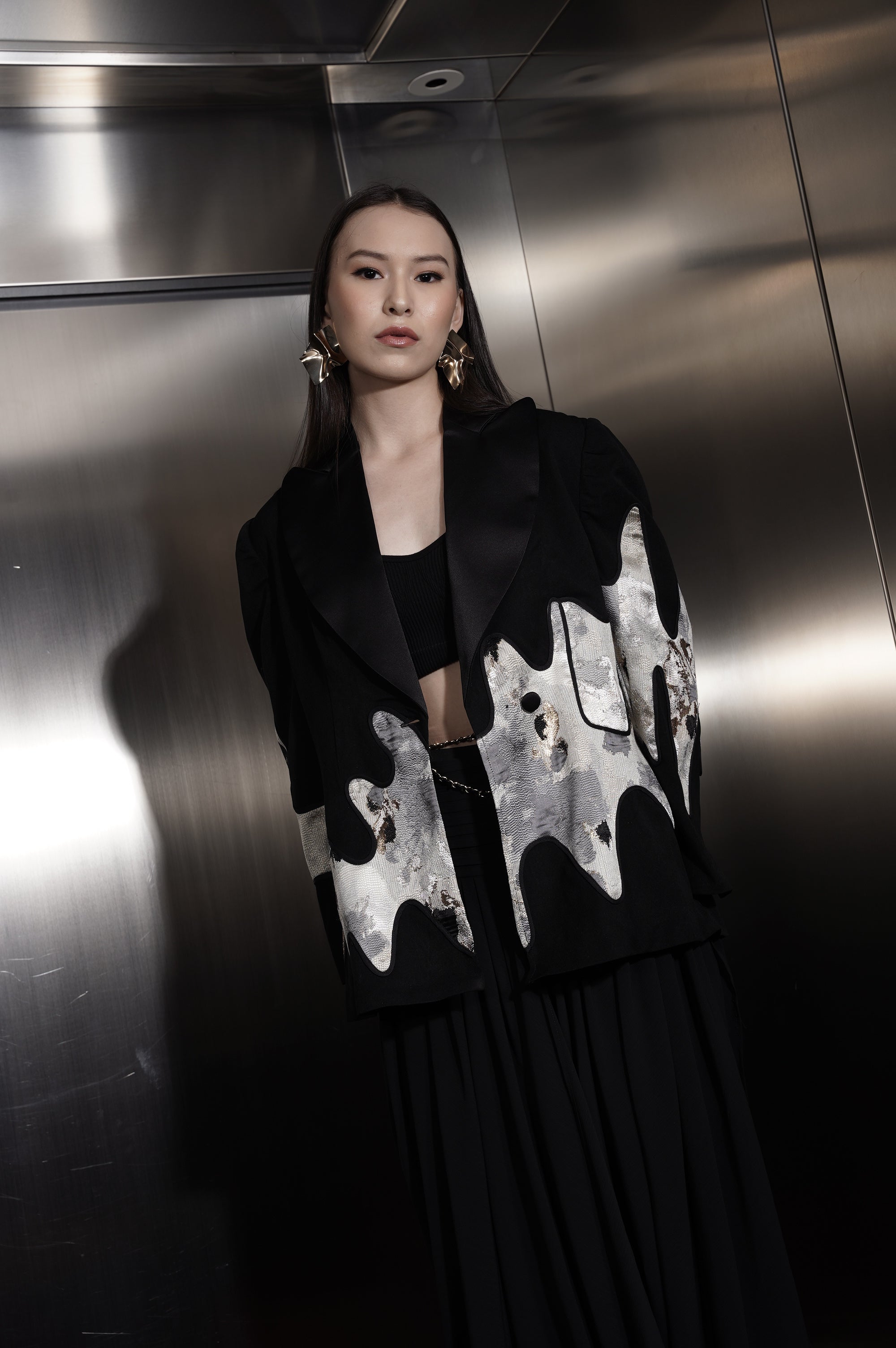 Bloom et Champs New Year Jacquard Blazer